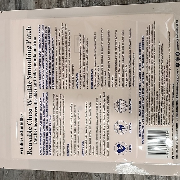 Wrinkles Schminkles Beginners Bundle - Forehead, Chest, And Eye Wrinkle Patches. - Picture 5 of 5